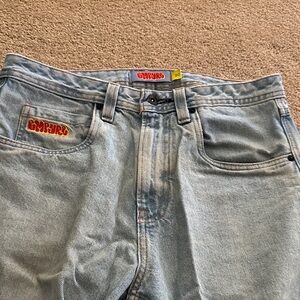 Empyre Sky Blue Relaxed Men's Jeans